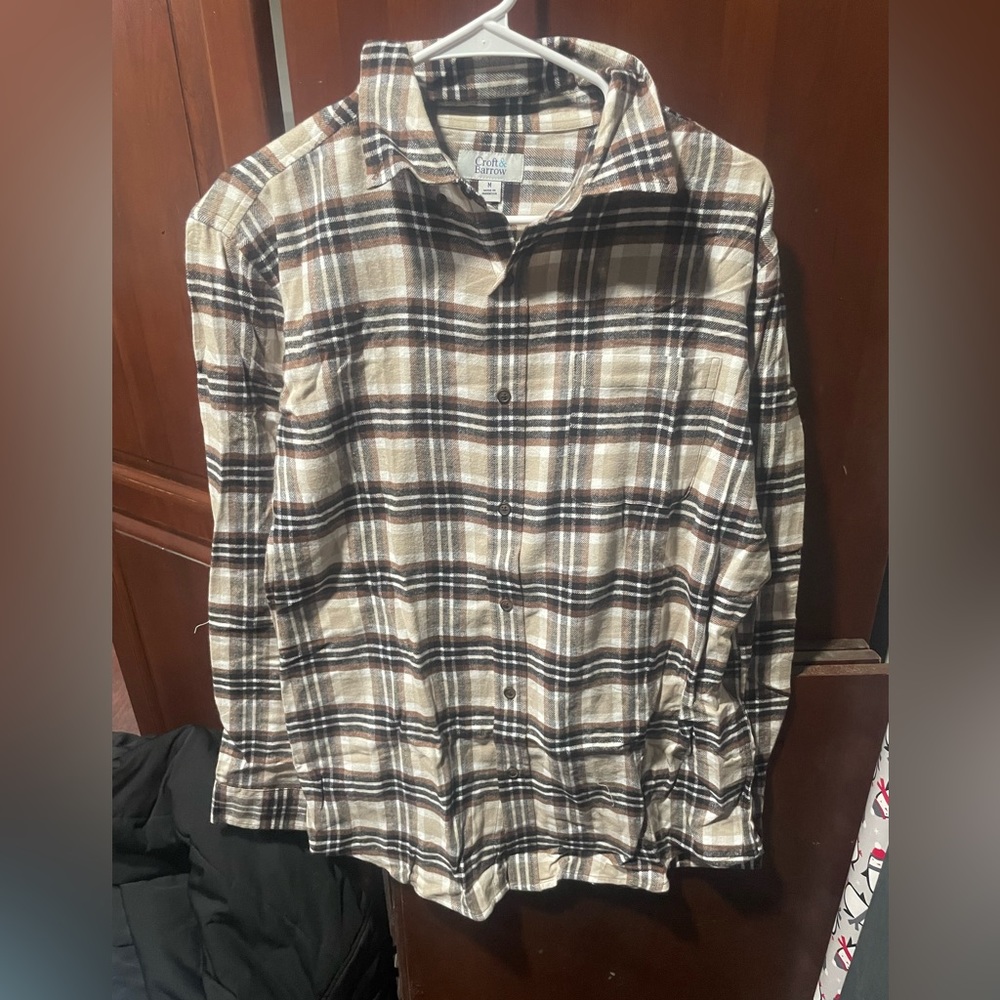Brand new, never worn Croft & Barrow flannel shirt.